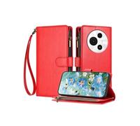 Etui pour TCL 60SE NxtPaper 5G avec blocage RFID, porte-cartes de crédit, portefeuille en cuir à fermeture éclair avec dragonne et béquille, housse