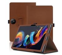 Étui pour TCL Nxtpaper 11 Plus 11.5 Pouces, TCL Nxtpaper 11 Plus Coque Tablette, Housse de Protection avec Support Pliable, Porte-Crayon et Dragonne, Protection Totale. (Marron)