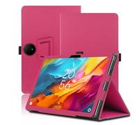 Étui pour TCL NXTPAPER 14 14.3 Pouces, TCL NXTPAPER 14 Coque Tablette, Housse de Protection avec Support Pliable, Porte-Crayon et Dragonne, Protection Totale. (Rouge)