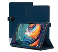 Étui pour TCL Nxtpaper 14 Pro 14 Pouces, TCL Nxtpaper 14 Pro Coque Tablette, Housse de Protection avec Support Pliable, Porte-Crayon et Dragonne, Protection Totale. (Bleu)
