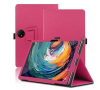 Étui pour TCL Nxtpaper 14 Pro 14 Pouces, TCL Nxtpaper 14 Pro Coque Tablette, Housse de Protection avec Support Pliable, Porte-Crayon et Dragonne, Protection Totale. (Rouge)