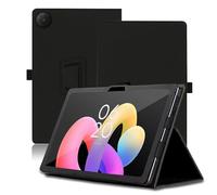 Étui pour TCL Tab 10L Gen 4 10.1 Pouces, TCL Tab 10L Gen 4 Coque Tablette, Housse de Protection avec Support Pliable, Porte-Crayon et Dragonne, Protection Totale. (Noir)