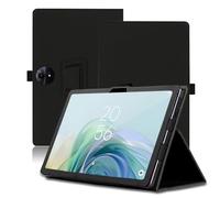 Étui pour TCL Tab 11 Gen 2 11 Pouces, TCL Tab 11 Gen 2 Coque Tablette, Housse de Protection avec Support Pliable, Porte-Crayon et Dragonne, Protection Totale. (Noir)