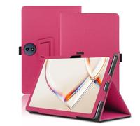 Étui pour TCL Tab A1/A1 Nxtpaper Tablette 11 Pouces.(Rouge) | Support pliable, porte-stylo, protection complète