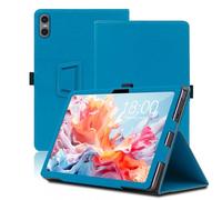 Étui pour Teclast P30T, 10.1 inch, Teclast P30T Coque Tablette, Housse de Protection avec Support Pliable, Porte-Crayon et Dragonne, Protection Totale. (Bleu Clair)