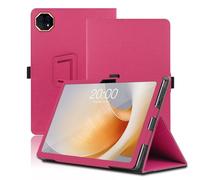 Étui pour Teclast T65 Plus 13.4 Pouces, Teclast T65 Plus Coque Tablette, Housse de Protection avec Support Pliable, Porte-Crayon et Dragonne, Protection Totale. (Rouge)