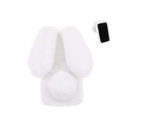 Etui Pour Tecno Spark Go 2025 Belle PlushRabbit Automne Et Hiver PlushCase Rabbit FurProtection Blanc
