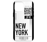 Étui pour téléphone Billet d'avion New York Air Boarding Pass City Coque pour iPhone 16 Pro Max