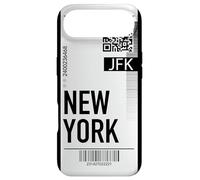 Étui pour téléphone Billet d'avion New York Air Boarding Pass City Coque pour iPhone Air