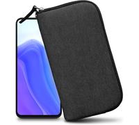 Etui Pour Téléphone Mobile Avec Dragonne 7.2 - Taille Universelle 3xl Pour Huawei Honor 7x Mate 20 Pro/Lite/View 10 20 - Étui Pour Téléphone Portable Noir/Gris