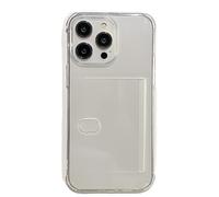 INF Coque pour iPhone 11 Pro Max avec Fente pour Carte en TPU Transparent
