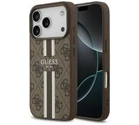 Étui pour Téléphone Portable Coque IPHONE 17 Pro Guess Magsafe Cuir Braun Logo