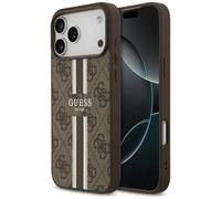 Étui pour Téléphone Portable Coque IPHONE 17 Pro Max Guess Magsafe Cuir Braun