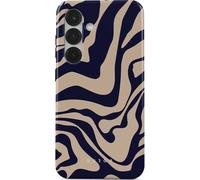 Étui pour téléphone portable Galaxy S25 Plus, Burga Vigilant Tough, beige et bleu marine