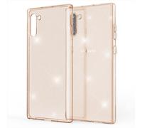 Étui pour téléphone portable NALIA Glitter pour Samsung Galaxy Note10 Coque, Bling Silicone Étui pour téléphone portable Or