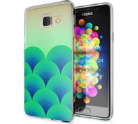 Étui pour téléphone portable Samsung Galaxy A3 2017 par NALIA, motif Case TPU Cover Protection Bumper Green Forest
