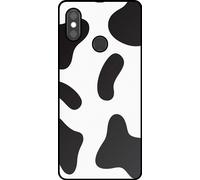 Étui pour téléphone portable Smartphonica Convient à Xiaomi Mi 8 SE avec motifs de vache - Coque arrière en TPU Avec motif d'écusson de vache