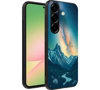 Étui pour téléphone portable Smartphonica Convient au Samsung Galaxy A56 avec impression de ciel étoilé - Coque arrière en TPU Avec design de l'espace et de la voie lactée