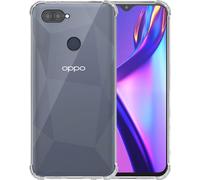 Etui pour téléphone portable Smartphonica Convient pour Oppo A11K / A12 / A5s / A7 Transparent Shockproof - Coque arrière TPU SIlicone antichoc avec Bumper Transparent