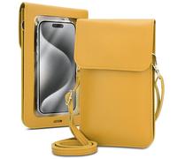Etui pour téléphone portable WIKO LENNY 5 petit sac à main avec compartiment pour téléphone portable et fenêtre, étui pour téléphone portable Etui à bandoulière pour femme