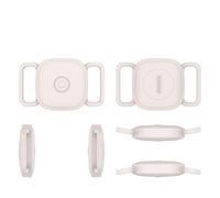 Etui pour Tile by Life360 Mate 2024, Bluetooth Tracker Protective Case, Dustproof Soft Silicone Cover, Finder Accessories for Pet Tracking, Bags (Blanc)