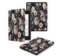 Étui pour Tout Nouveau Kindle Paperwhite 7" 12e génération 2024 et Kindle Colorsoft Signature Edition 2024, Coque de Protection avec Fonction Veille/réveil Automatique - Rose Gothique