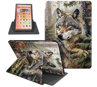 Étui pour toute nouvelle tablette Amazon Kindle Fire HD 10 (13ème génération, version 2023) 10,1", rotation à 360 degrés, support intelligent pour tablette Fire 10 2023, mise en veille/réveil