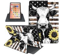 Étui pour toute nouvelle tablette Amazon Kindle Fire HD 10 (13ème génération, version 2023) 10,1", rotation à 360 degrés, support intelligent pour tablette Fire 10 2023, mise en veille/réveil