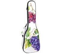 Étui pour ukulélé avec motif bouledogue français, sac rembourré pour ukulélé de concert de 58,4 cm, imperméable et durable, Multicolore 05, 25.9x9x3.1in/66x23x8cm, Organiseur de sac