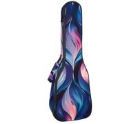 Étui pour ukulélé concert de 58,4 cm - Motif voitures de course cool - Sac rembourré avec rangement et bretelles, Multicolore 02, 25.9x9x3.1in/66x23x8cm, Organiseur de sac