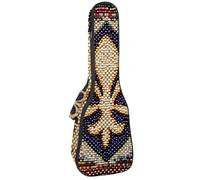 Étui pour ukulélé de concert vintage ancre été aventure océanique motif art océan doux rembourré sac à dos ukulélé 10 mm d'épaisseur rembourrage éponge, Multicolore 04, 25.9x9x3.1in/66x23x8cm