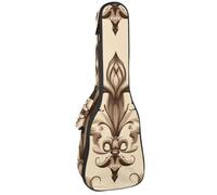 Étui pour ukulélé de concert vintage ancre été aventure océanique motif art océan doux rembourré sac à dos ukulélé 10 mm d'épaisseur rembourrage éponge, Multicolore 05, 25.9x9x3.1in/66x23x8cm