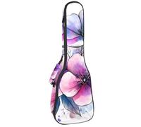 Étui pour ukulélé de concert vintage avec drapeau à damier rembourré doux et épais 10 mm d'épaisseur rembourrage en éponge, Multicolore 04, 25.9x9x3.1in/66x23x8cm, Organiseur de sac