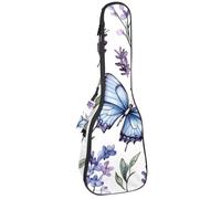 Étui pour ukulélé de concert Wild West Chapeau de cowboy Cactus doux épais rembourré Sac à dos Ukulélé 10 mm d'épaisseur Rembourrage en éponge, Multicolore 06, 25.9x9x3.1in/66x23x8cm, Organiseur de