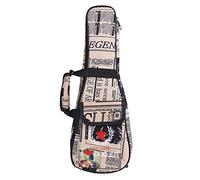 Étui pour ukulélé Ténor, étui pour ukulélé Baryton Étui pour ukulélé avec Clous de Queue Matériau Léger et Stable en Mousse Oxford et PE pour ukulélé de 24 Pouces ou Petite Guitare