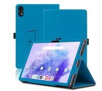 Étui pour UMIDIGI Active T1, 11 inch, UMIDIGI Active T1 Coque Tablette, Housse de Protection avec Support Pliable, Porte-Crayon et Dragonne, Protection Totale. (Bleu Clair)