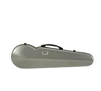 éTui Pour Violon Boîtier for violon de taille 4/4, disque dur triangulaire et Fiber carbone, double verrouillage ceinture arrière, résistance à la Compression Pour Instruments De Musique(Gray)