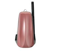 Étui pour Violon Étui de violon en composite PC, sac voyage rigide à double couche avec archet amovible, tailles 4/4 3/4(Pink)