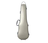 Étui pour Violon Étui for violon 4/4-3/4, taille réglable, matériau composite PC, robuste, durable, léger, avec serrure à clé(Champagne Gold)