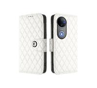 Etui Pour Vivo V50 Bande De Poignet Titulaire De La Carte Portefeuille Couverture Protection Elégante Antichoc FOXDOCK Blanc