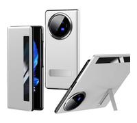 Étui pour Vivo X Fold 3, fonction veille/réveil intelligent, fenêtre transparente, en cuir de qualité supérieure, à rabat, béquille, housse de protection fine, blanc