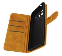 Etui pour Vivo X80 Pro Portefeuille Fonction Support Vidéo Marron
