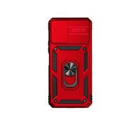 Etui Pour Vivo Y21 Magnétique Aimant De Voiture Anneau Hodler Support Rouge