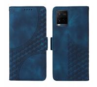 Étui Pour Vivo Y21s Avec Porte-Cartes Et Housse De Protection En Cuir À Motif Matelassé