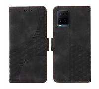 Étui Pour Vivo Y21s Avec Porte-Cartes Et Housse De Protection En Cuir À Motif Matelassé