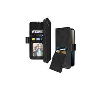 Etui pour Vivo Y55 5G Portefeuille Support vidéo Double languette magnétique Noir