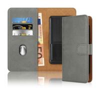 Etui pour Vivo Y71 Coque en GRIS Protection Portefeuille