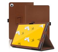 Étui pour Wacom MovinkPad 11 11.45 Pouces, Wacom MovinkPad 11 Coque Tablette, Housse de Protection avec Support Pliable, Porte-Crayon et Dragonne, Protection Totale. (Marron)