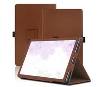 Étui pour Wacom MovinkPad Pro EVA Edition 14 Pouces, Wacom Movinkpad Pro 14 Coque Tablette, Housse de Protection avec Support Pliable, Porte-Crayon et Dragonne, Protection Totale. (Marron)
