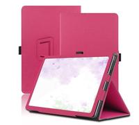 Étui pour Wacom MovinkPad Pro EVA Edition 14 Pouces, Wacom Movinkpad Pro 14 Coque Tablette, Housse de Protection avec Support Pliable, Porte-Crayon et Dragonne, Protection Totale. (Rouge)
